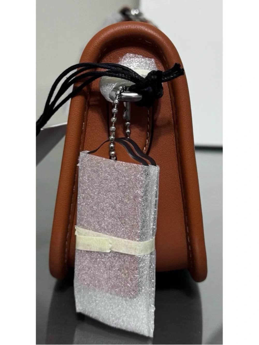 COACH Swinger Bag 20 With Chain In Crystal Signature Jacquard Shoulder Bag‎